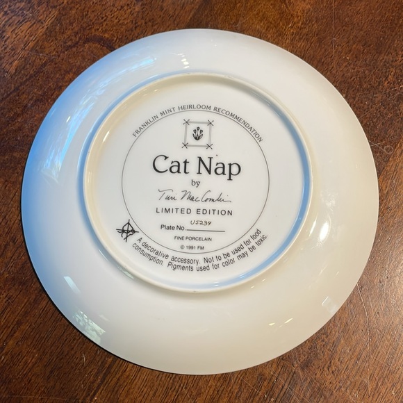 Cat collectors plate - Picture 3 of 5